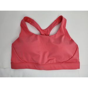 Athleta Ultimate Supersonic Pink Sports Bra Size S D-DD cup